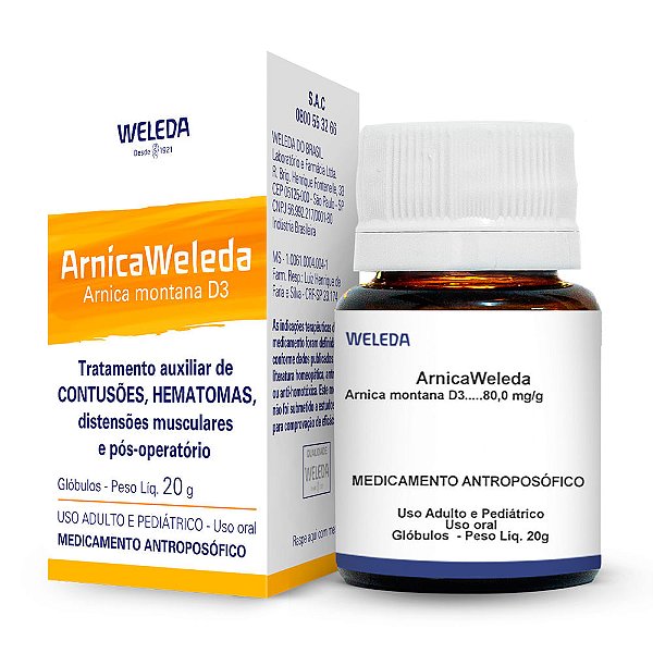Arnica Weleda D3 80 Compimidos