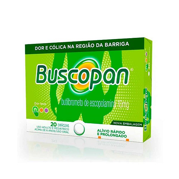Buscopan 10mg 20 Comprimidos