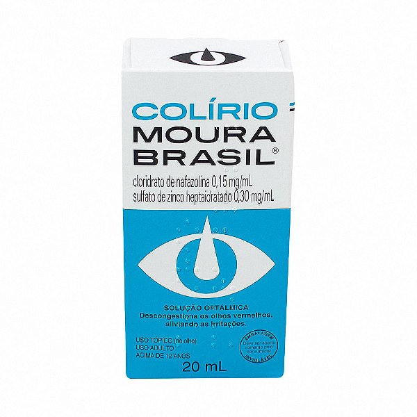 Colírio Moura Brasil com 20ml