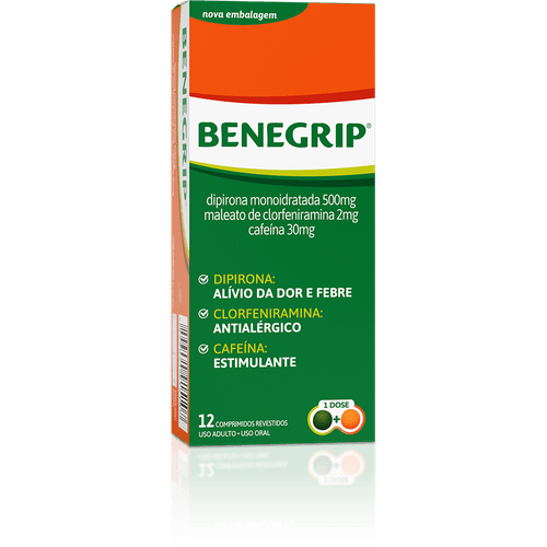 Benegrip com 12 Comprimidos