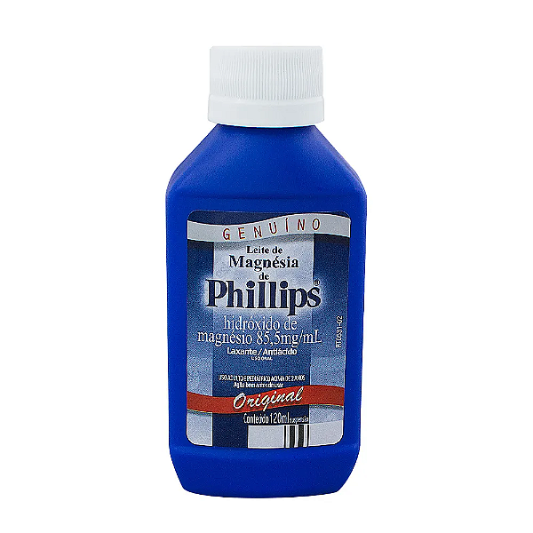 Leite De Magnesia De Phillips, Tradicional, 120Ml