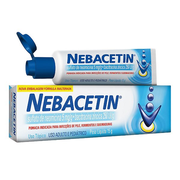 Nebacetin Pomada com 15g