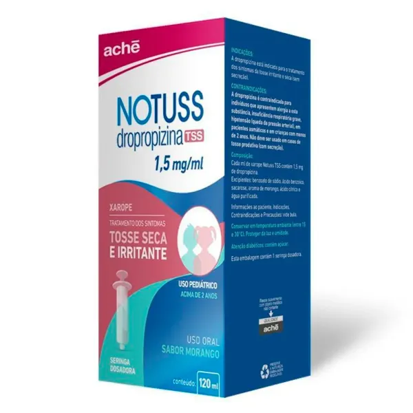 Notuss TSS 1,5mg/ml Xarope com 120ml