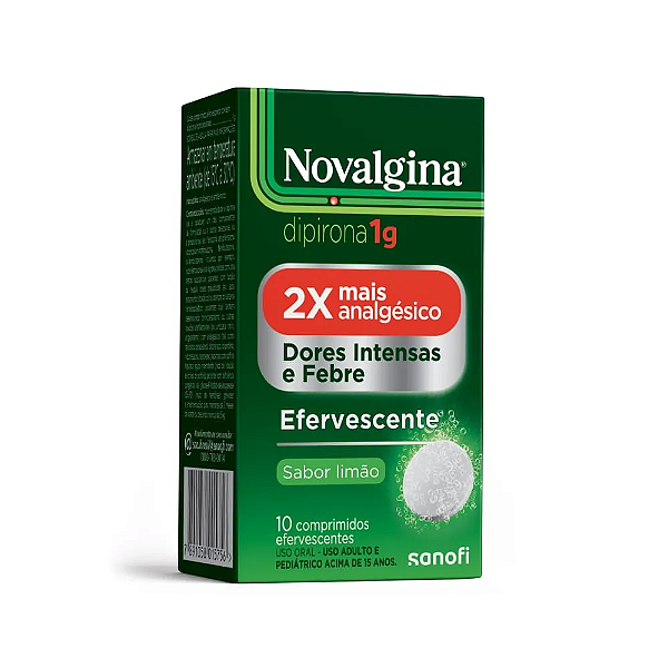 Novalgina 1g 10 Comprimidos Efervescentes
