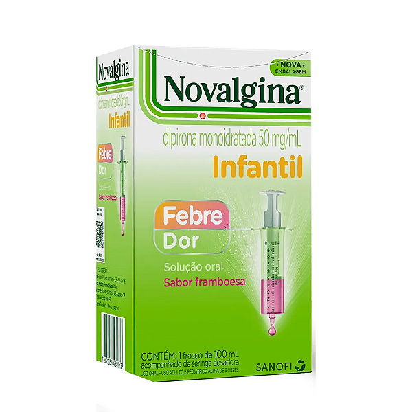 Novalgina Infantil Seringa Solução Oral 100ml