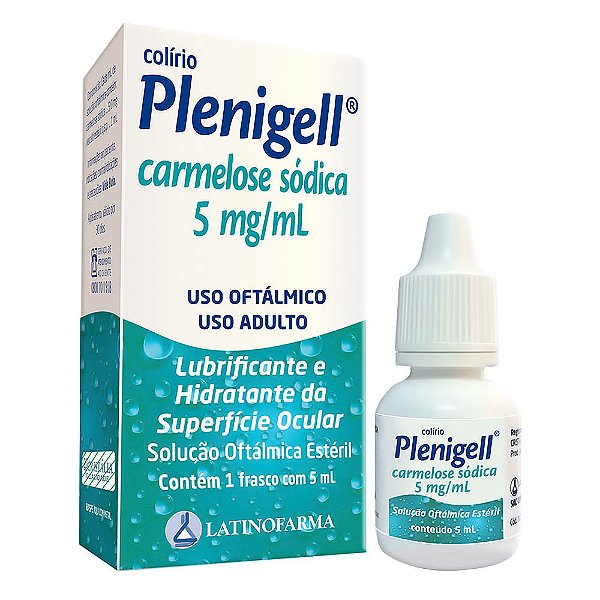 Plenigell Solução Oftálmica 5ml