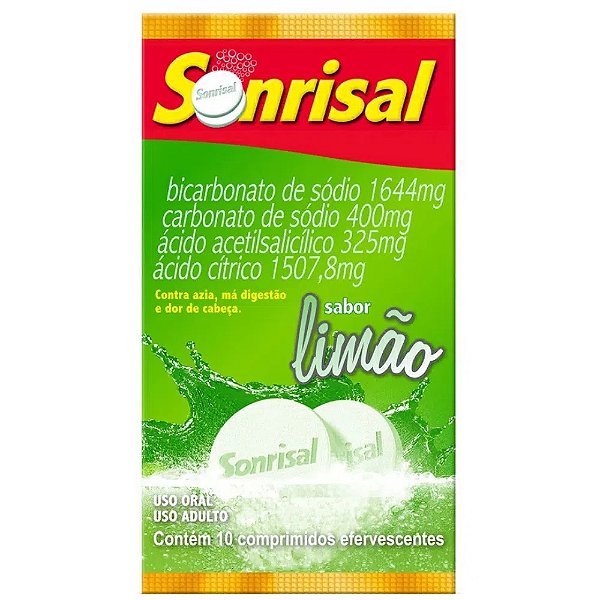 Sonrisal Sabor Limão 2 Comprimidos Efervescentes