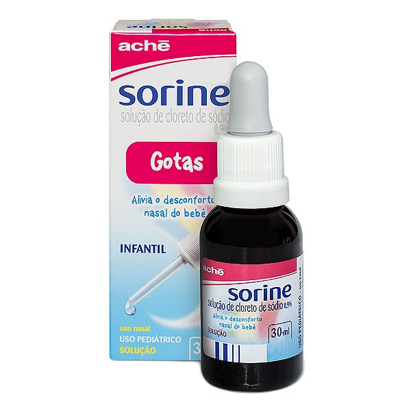 Sorine Solução Nasal Infantil Gotas com 30ml