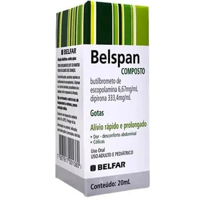 Belspan Composto Gotas 20 ml Belfar