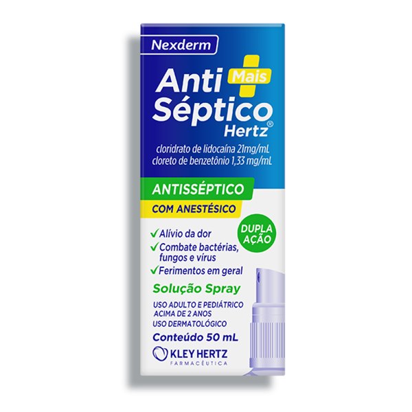 Anti-Séptico com ANESTESICO Spray com 50ml