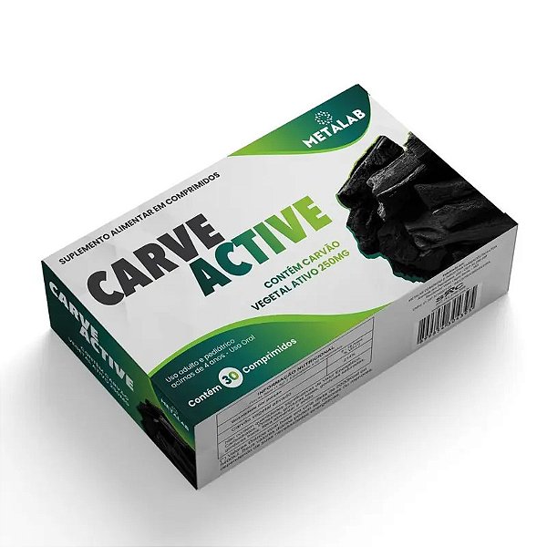 Carve Active 250mg  com 30 Comprimidos