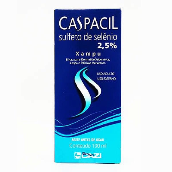 Caspacil Shampoo Anticaspa 25mg/ml com 100 ml Cazi