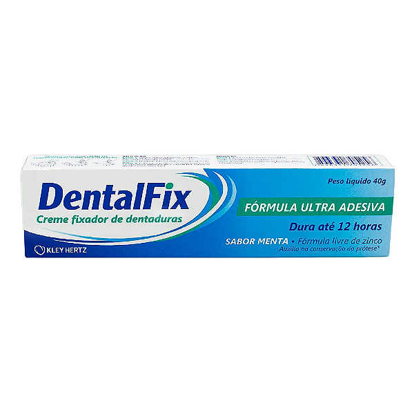 DentalFix Creme Fixador de Dentaduras Sabor Menta 40g