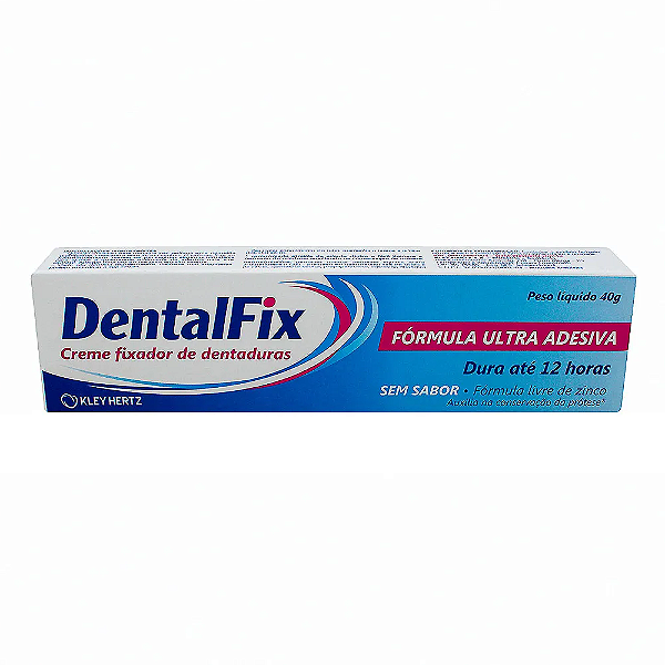DentalFix Creme Fixador de Dentaduras Sem Sabor 40g