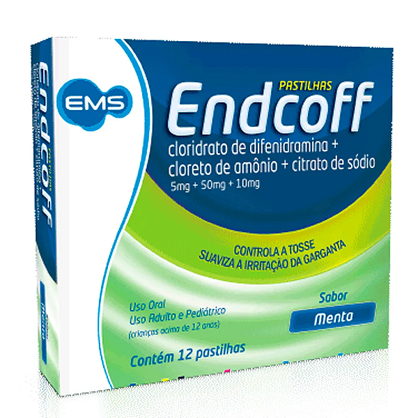 Endcoff Sabor Menta com 12 Pastilhas