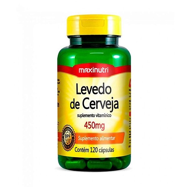 Levedo de Cerveja 120 Cápsulas Maxinutri