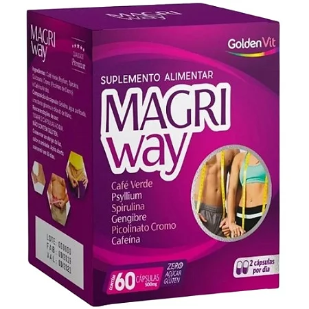 Magri Way 500mg com 60 capsulas