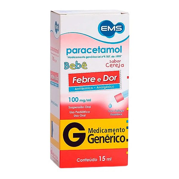 Paracetamol Bebê 100mg/mL 15mL