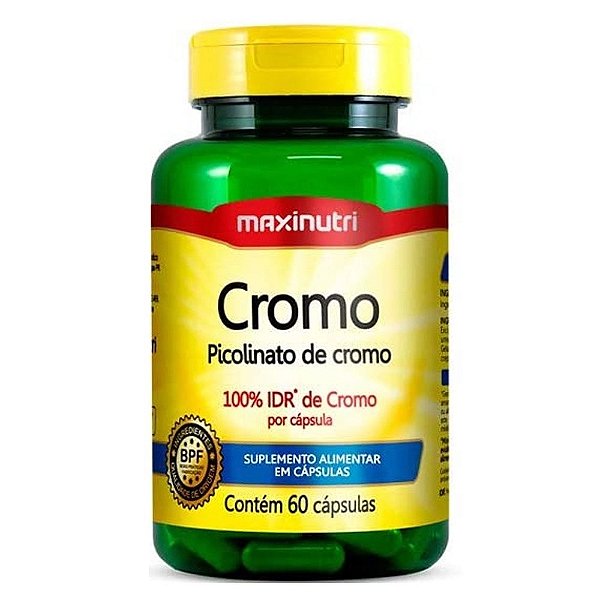 Picolonato de cromo com 60 Cápsulas