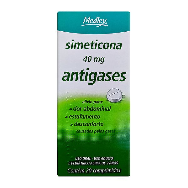 Simeticona 40mg com 20 Comprimidos