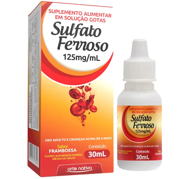 Sulfato Ferroso 125mg/Ml Gotas 30ml