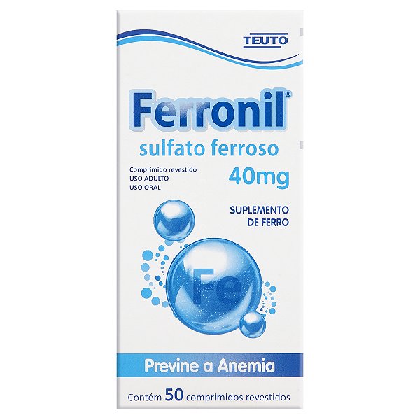 Sulfato Ferroso 60 Comprimidos Revestidos - Arte Nativa