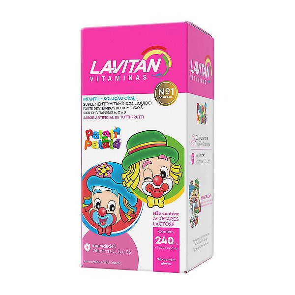 Vitaminas Kids Titti-Frutti com 240ml