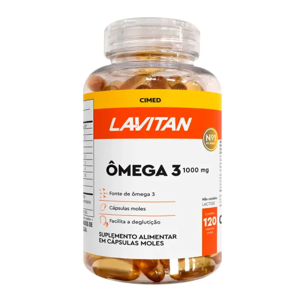 Omega 3 Tripla Fonte Katiguá DHA + EPA + ALA com 120 Cápsulas