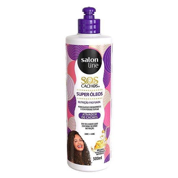Ativador de Cachos SOS Cachos Salon Line Super Óleos 300ml