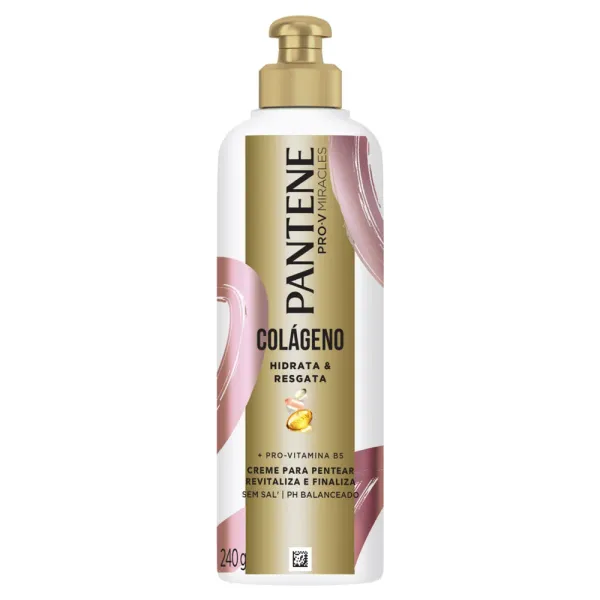Creme de Pentear Pantene Pro-V Miracles Colágeno Hidrata e Resgata 240g