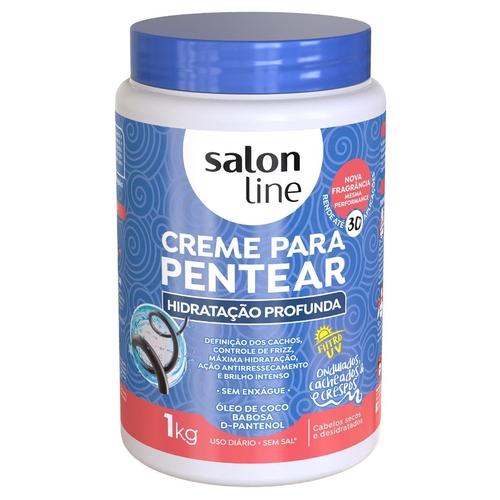 Creme de Pentear Salon Line Hidratação Profunda 1Kg