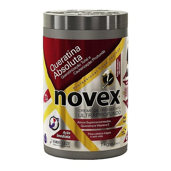 Creme de Tratamento Novex Queratina Absoluta 1Kg