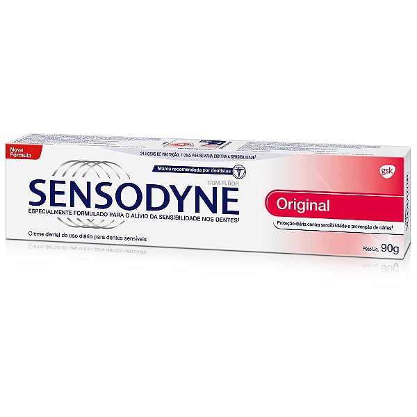 Creme Dental Sensodyne Original para Dentes Sensíveis 90g