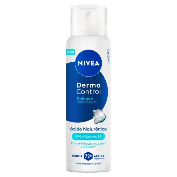 Desodorante Aerosol Nivea Derma Control Defende 72h 150ml