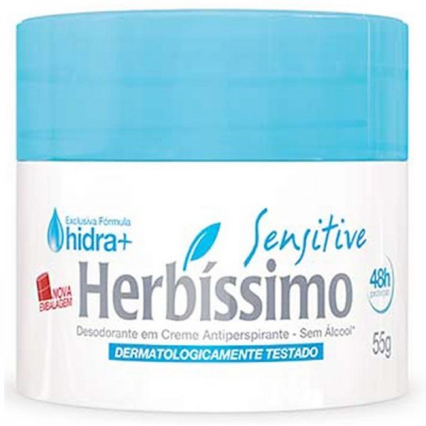 Desodorante Creme  Herbíssimo Sensitive Creme  55g