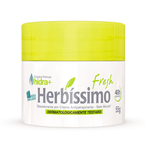 Desodorante Creme Herbíssimo Fresh  48h 55g