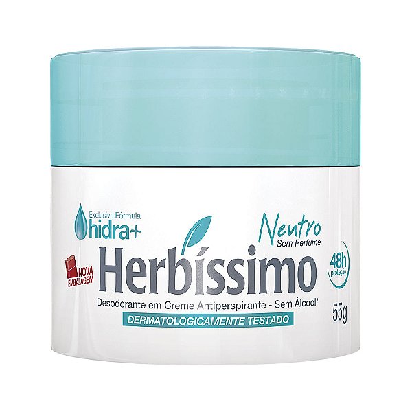 Desodorante Creme Herbíssimo Neutro 55g