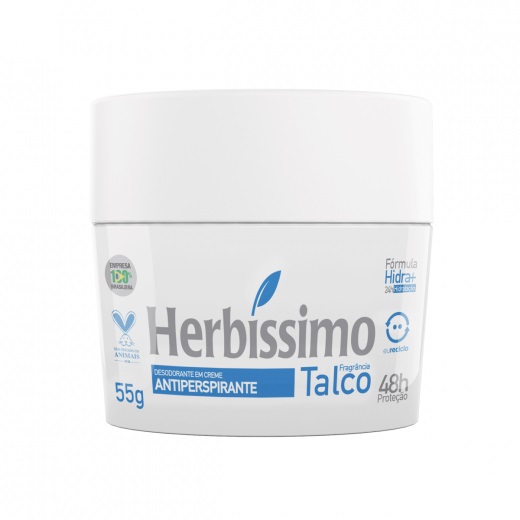 Desodorante Creme Herbíssimo Talco 55g