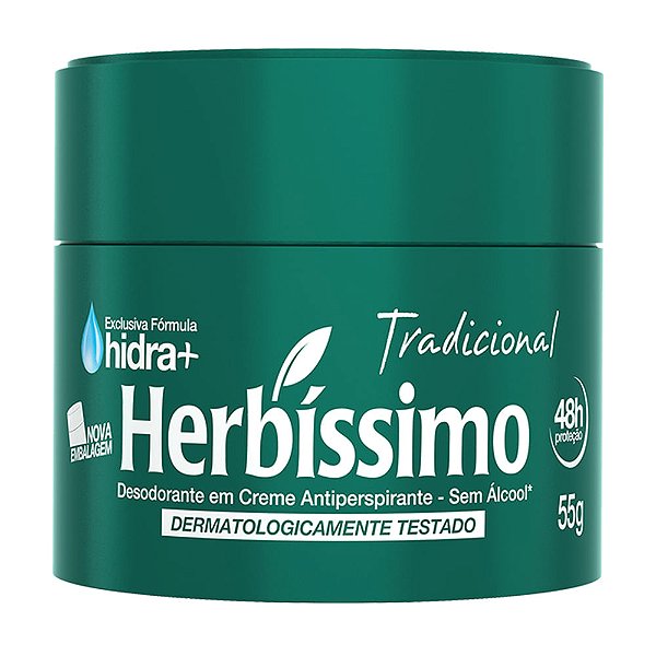 Desodorante Creme Herbíssimo Tradicional 48h  55g