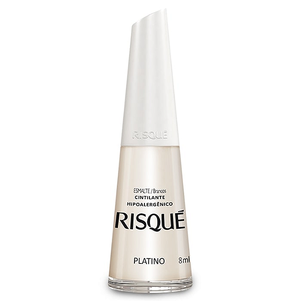 Esmalte Risqué Cintilante Platino – 8ml