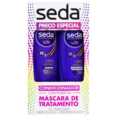 Shampoo + Condicionador Seda Liso Perfeito 300ml e 190ml