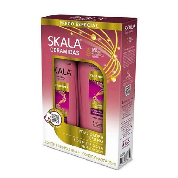 Shampoo + Condicionador Skala Ceramidas 325ml Cada
