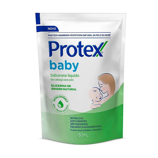 Sabonete Líquido Protex Baby da Cabeça aos Pés Refil 180ml