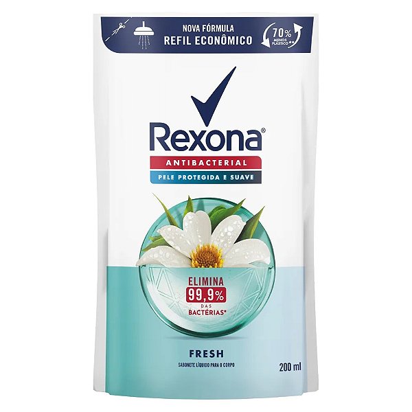 Sabonete Líquido para o corpo Rexona Fresch 200ml Refil