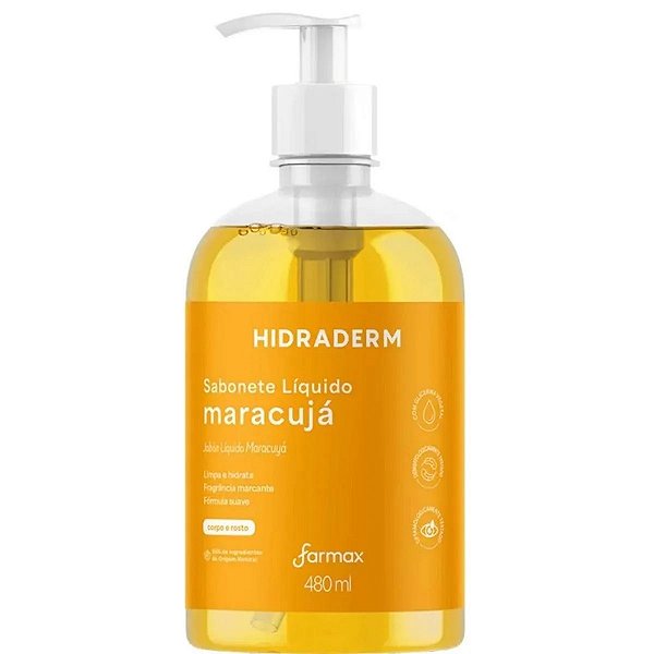Sabonete Liquido Hidraderm 480ML Maracujá