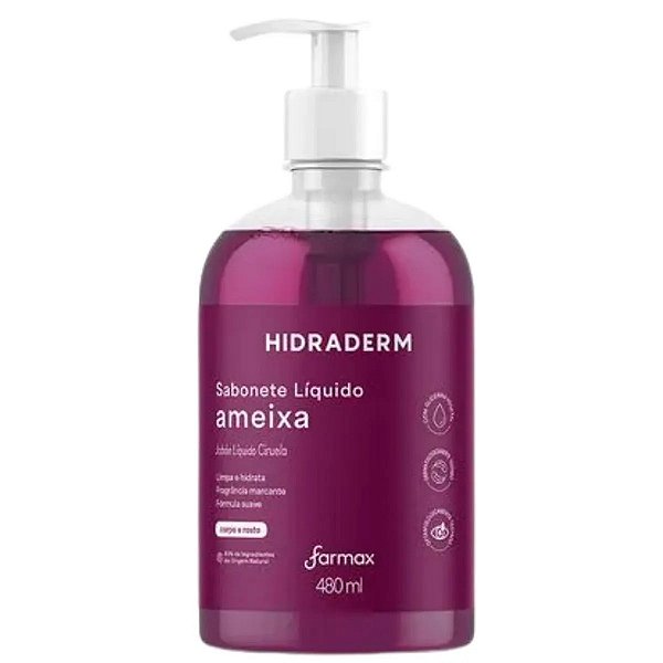 Sabonete Liquido Hidraderm 480ML Ameixa