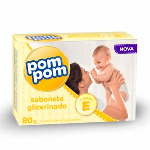Sabonete Infantil Pom Pom Glicerina 80g