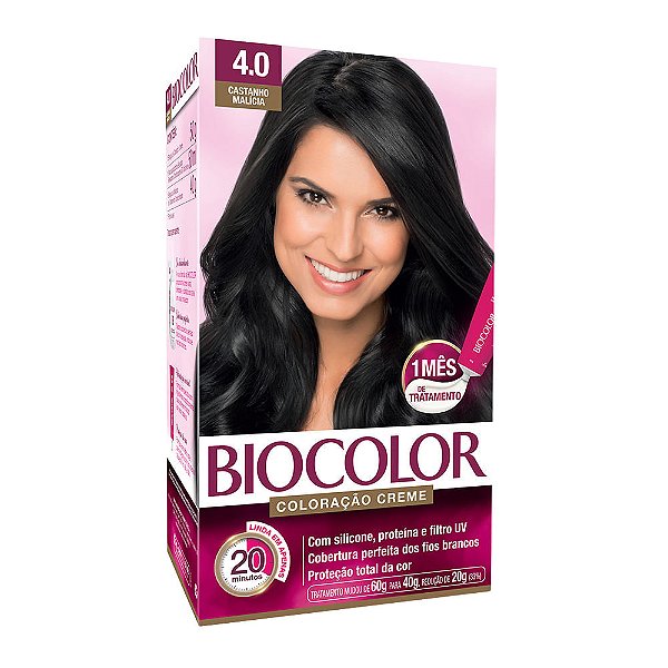 Tintura de Cabelo Biocolor Castanho Mèdio Malícia 4.0