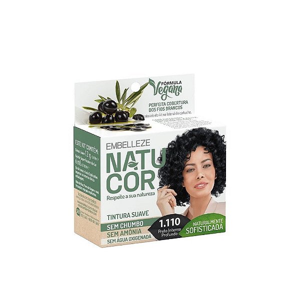 Tintura Natucor Preto Intenso Profundo 1.110