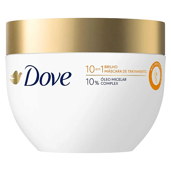 Mascara de Tratamento Dove 10 em 1 Brilho 270g
